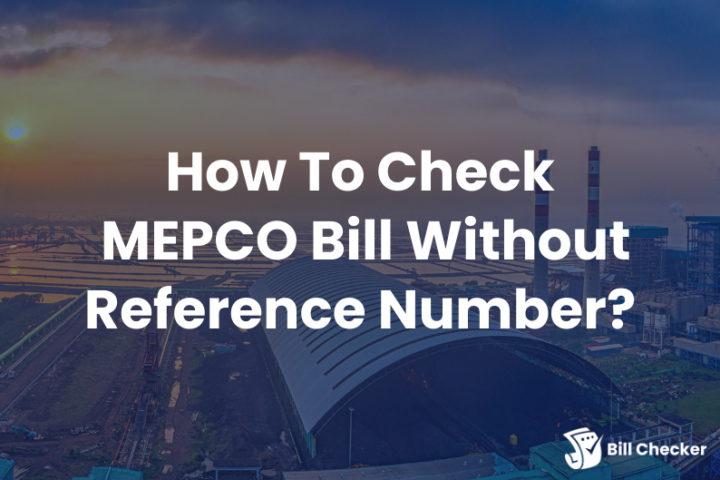 MEPCO Bill Without Reference No
