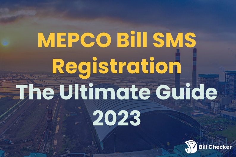 MEPCO Bill SMS Registration Featured