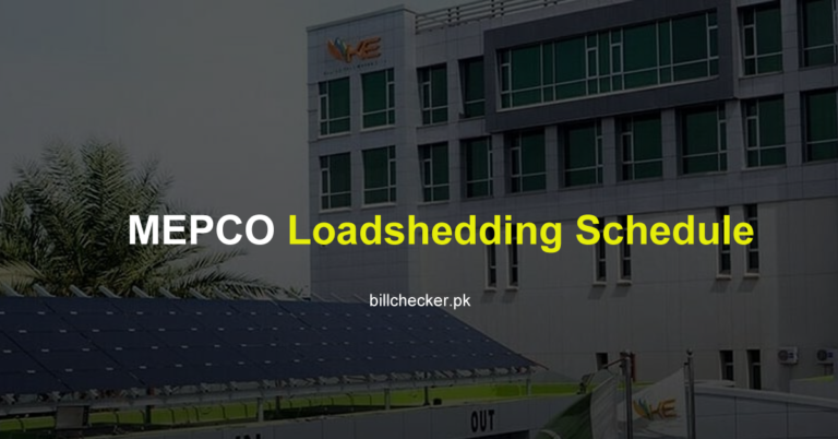 MEPCO Loadshedding Schedule 2024 Today